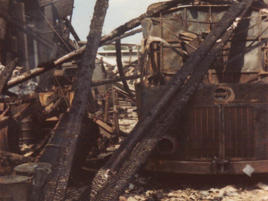 Incendie - 1974 - Dépot Rue Cardinal Journet
