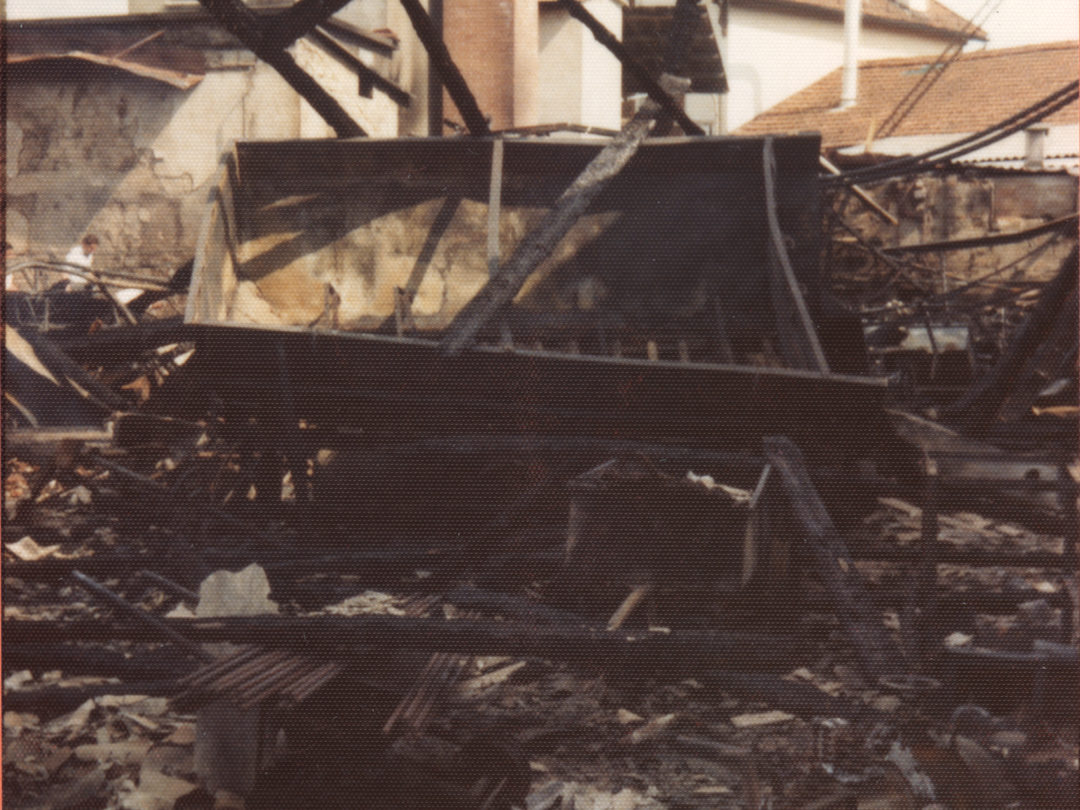 Incendie - 1974 - Dépot Rue Cardinal Journet