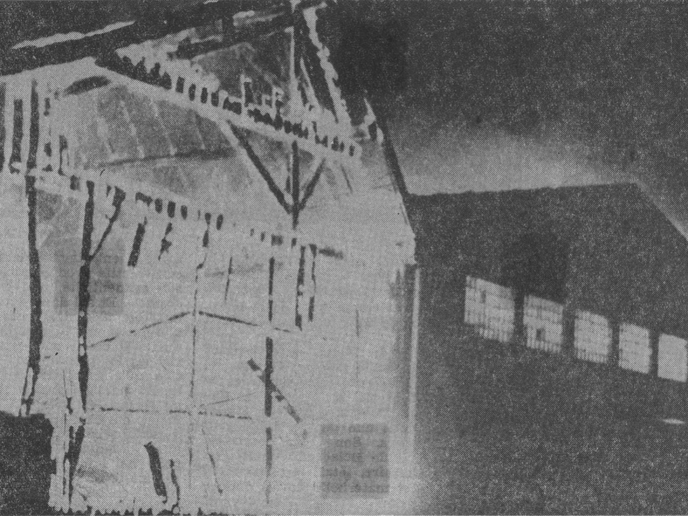 Incendie - 1974 - Dépot Rue Cardinal Journet