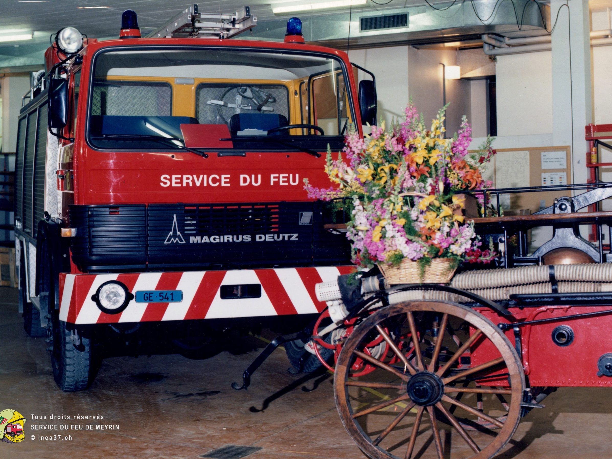Photo de notre ancien Véhicule Tonne-Pompe