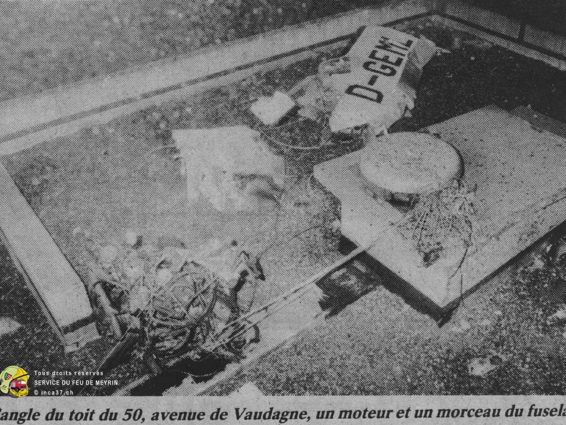 « Catastrophe aérienne à Meyrin »