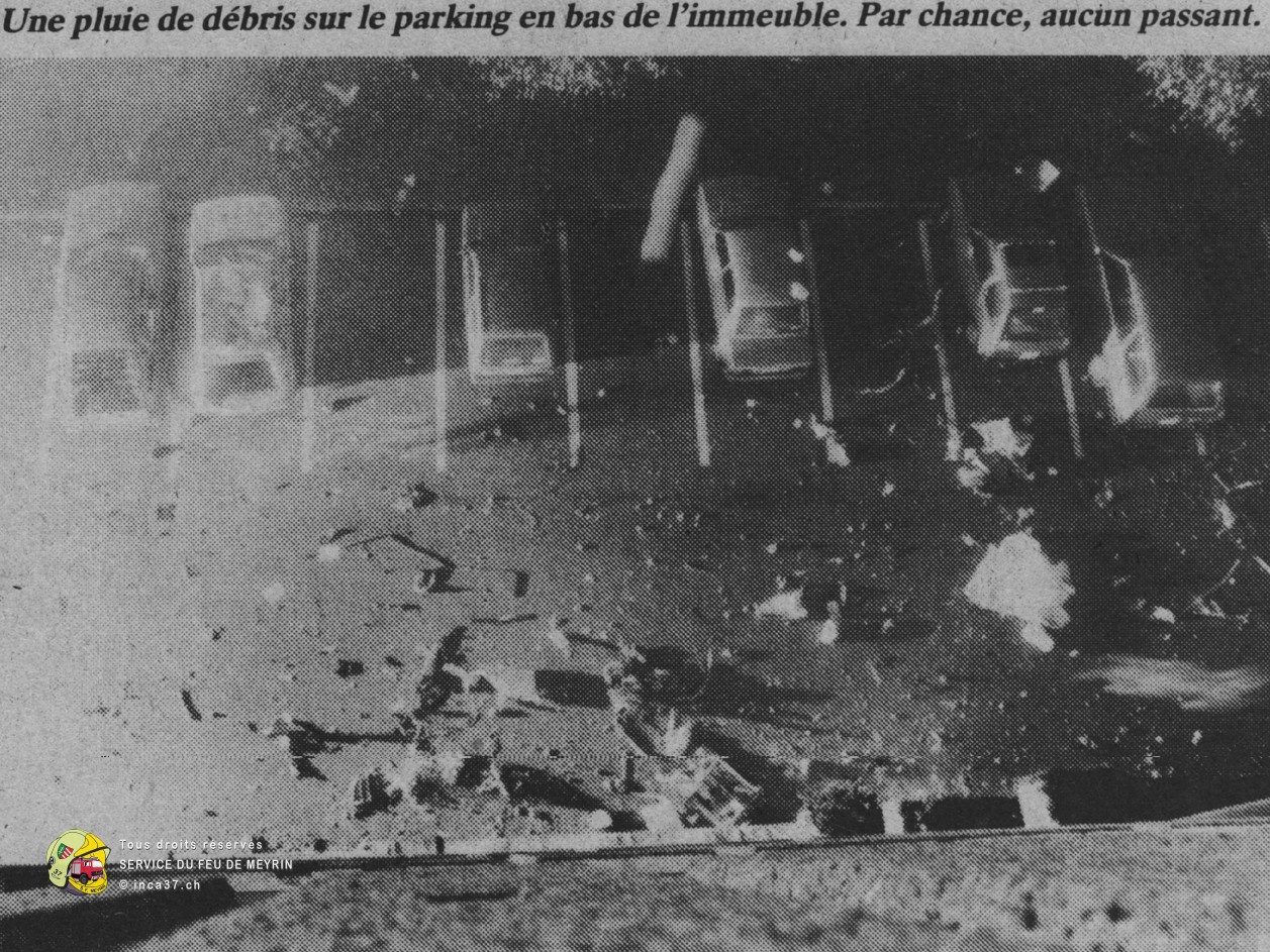 « Catastrophe aérienne à Meyrin »