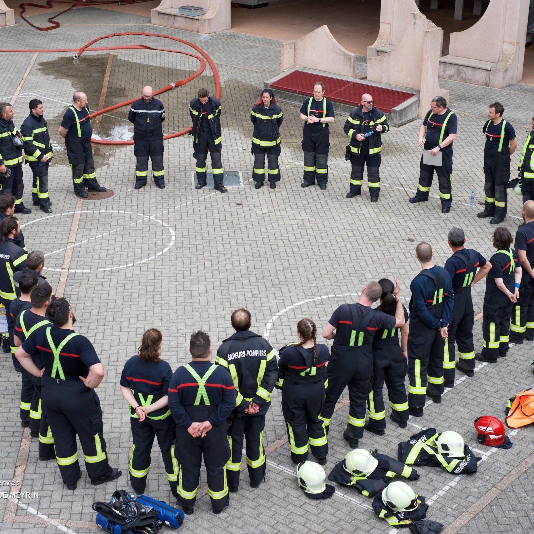 Débriefing de l'exercice